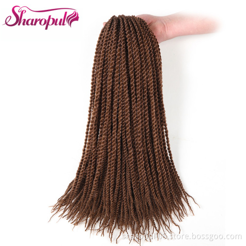 senegalese twist crochet braid 30strands/pack synthetic rope twist braid hair extensions